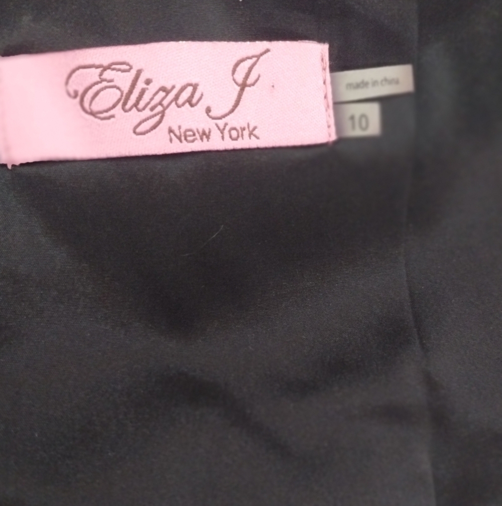 Eliza J New York women's size 10 Black Dress - Picture 6 of 7
